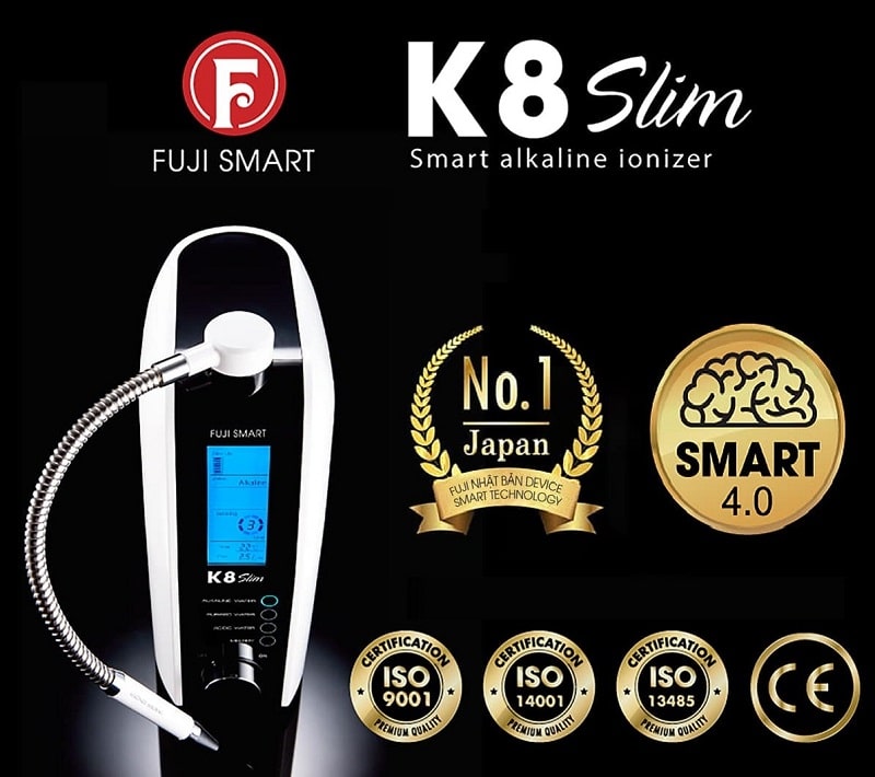 Fuji Smart K8 Slim được thiết kế nhỏ gọn có thể lắp đặt ở nhiều không gian khác nhau